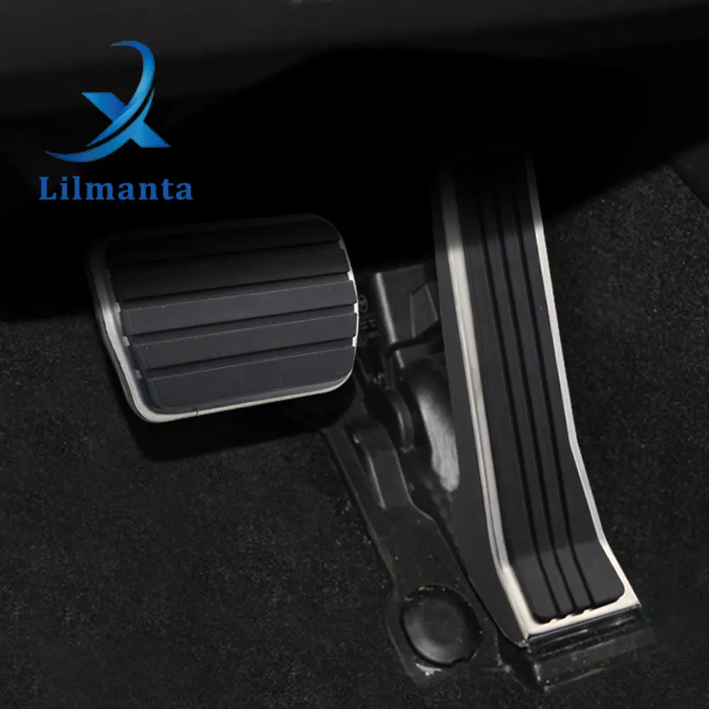 Lilmanta Auto Stainless Steel Car Pedals Pad for Mazda MX-30 MX30 2020 2021 Car Accelerator Gas Brake Pedal Cover Accessories