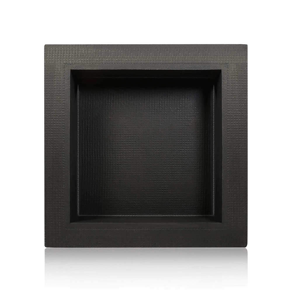 Mampara de Ducha Esquinera Empotrada para Baño, Impermeable, a Prueba de Fugas, Ecológica, de XPS, 12 x 12 Pulgadas (Tamaño de Instalación 13 x 13 Pulgadas)