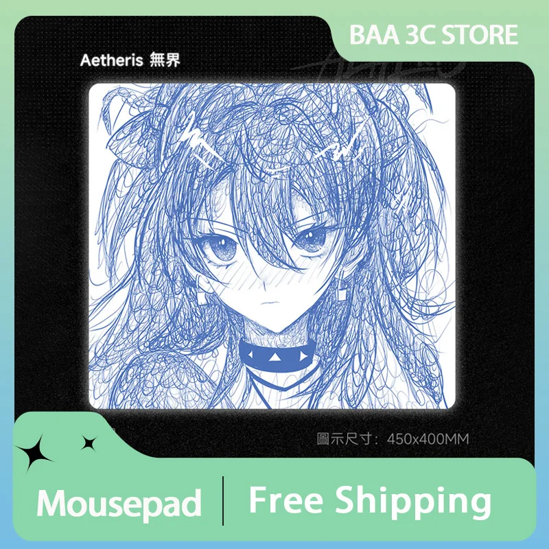 

Artistic Style Resin Mouse Pad PRO Delta OW Wa FPS Esports Gaming Dedicated Mouse Pad Customizable PC Accessories