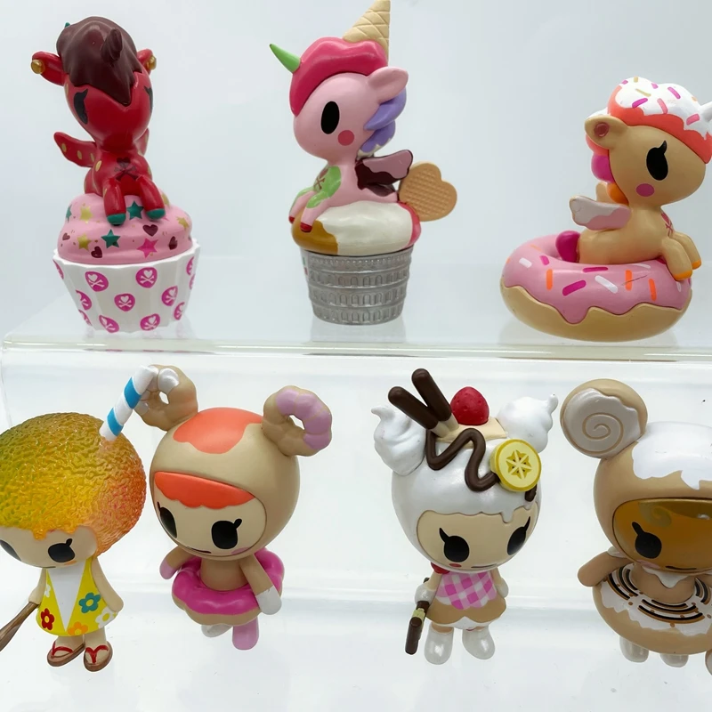 لعبة توكيدوكي للعرض، شخصية حلوى دونات عصرية، قطعة للجمع، بدون علبة، مناسبة للأعمار 6 سنوات فما فوق، متوفرة في المخزون #1