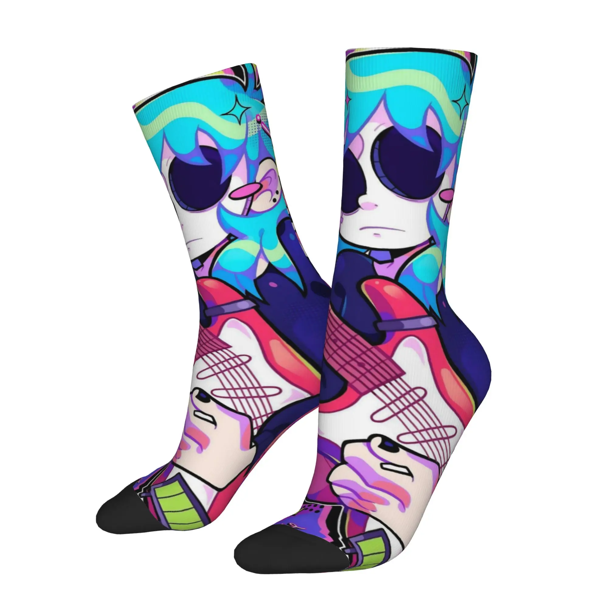 Fashion Male Men Socks Casual Sally Face Horro Game Sock Polyester  Graphic Women's Socks Spring Summer Autumn Winter