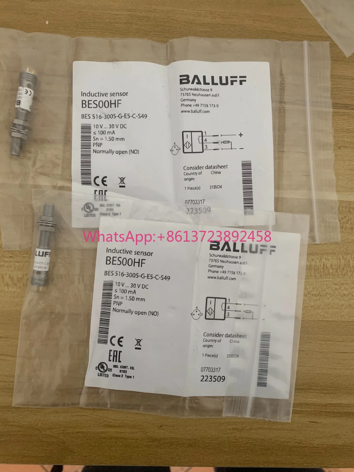 BES00HF Balluff Proximity Switch BES 516-3005-G-E5-C-S49 High Quality
