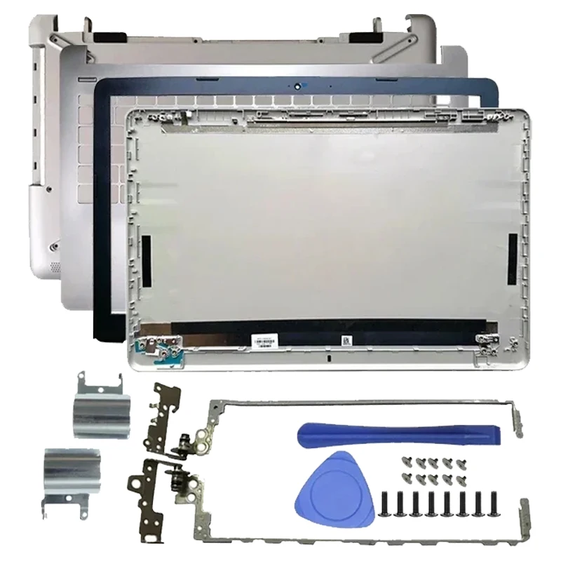 

Silver Laptops Case For HP 15-BS 15-BW Notebook AccessorieScreen LCD Back Cover/Front Bezel/Hinges Cover/Palmrest/Bottom