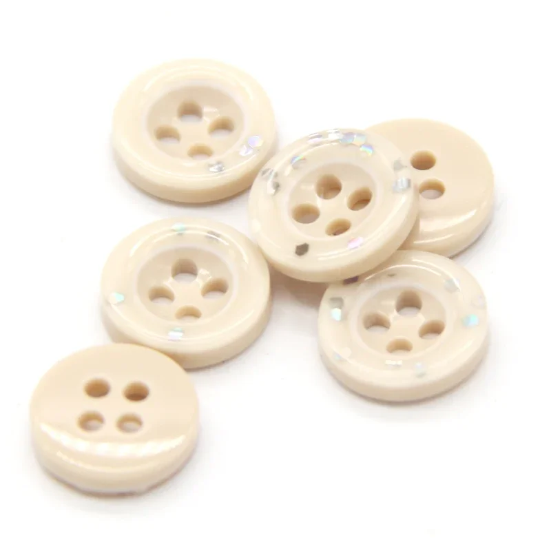 20pcs 9mm Mini Blue Round Sewing Shirt Resin Buttons For Clothing Children Decorative Handmade DIY Crafts Accessories Wholesale