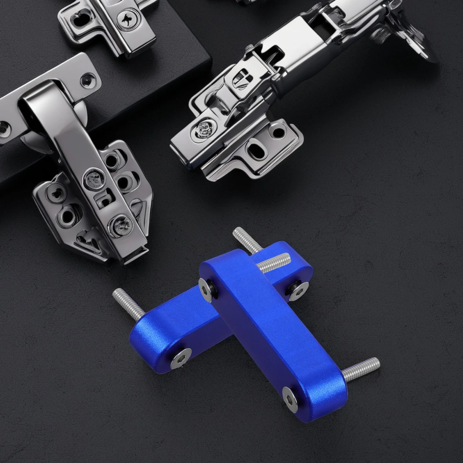 

2Pcs Hood Height Riser Aluminum Alloy Car Hood Spacer Shim Kit Engine Cooling Lift Enhancer Airflow Upgrade Vehicle