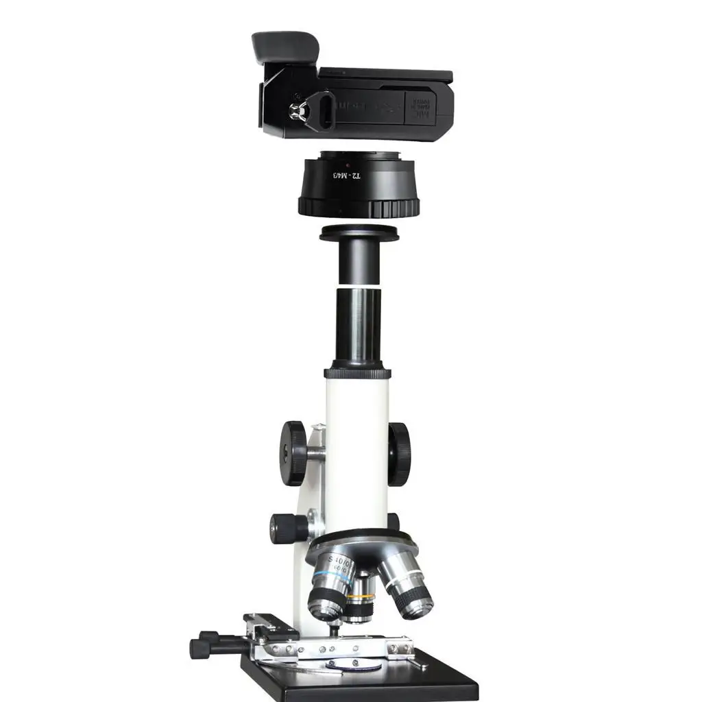 T2 Camera Adapter Ring Metal Bayonet Mount Lens for Olympus Microscope Laboratory Photography