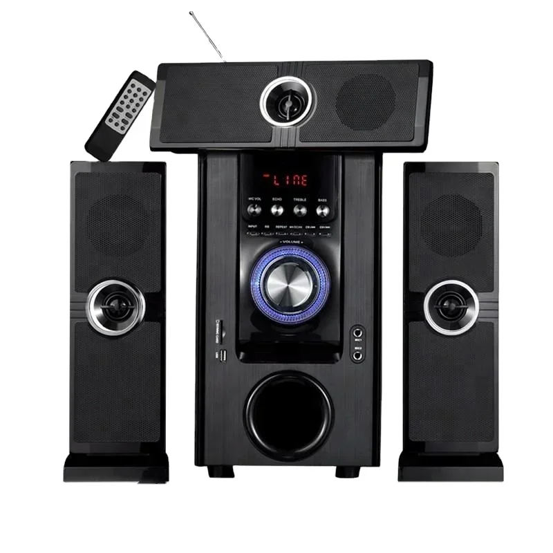 Museeq 3.1 Party Speakers Audio Multimedia Speakers Bluetooth Subwoofer Entertainment Super Bass Stereo for TV Party Home Cinema