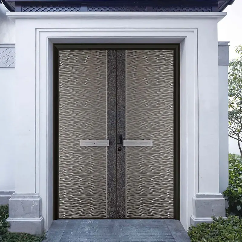 Professional Manufacturer Outdoor Entrance Door Main Entrance Steel Door Design
