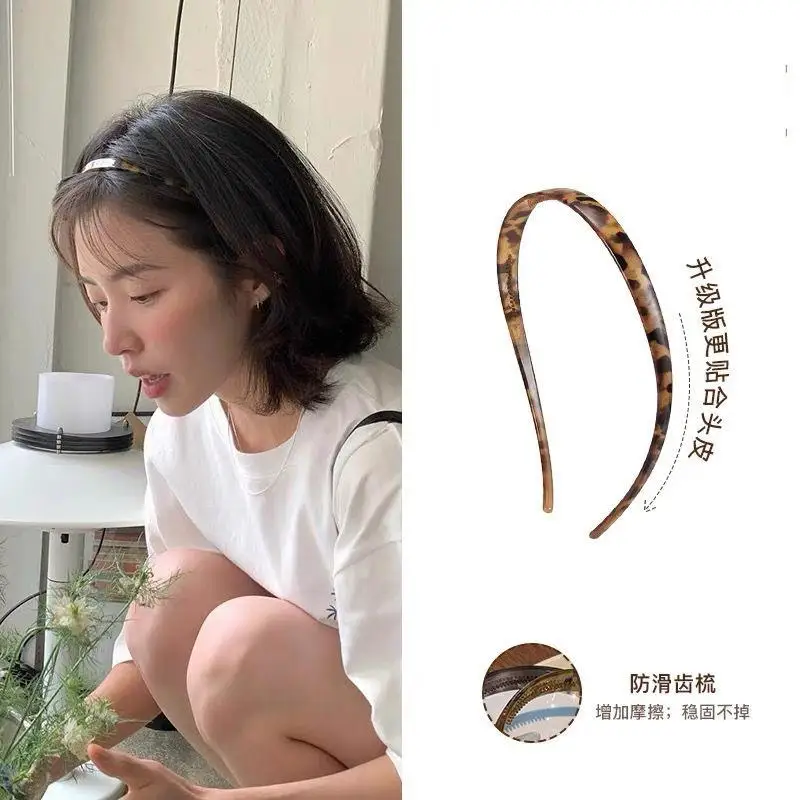 

Fashion Sunglasses Shaped Headband Anti-Slip Hairbands For Women Vintage Simple Hair Hoops Fixed Headband Hair Accessories