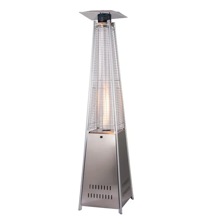 Best Selling Factory Supply Stainless Steel Tower Outdoor fast heating backyard infrared Tank Pyramid Safety Patio Gas Heater