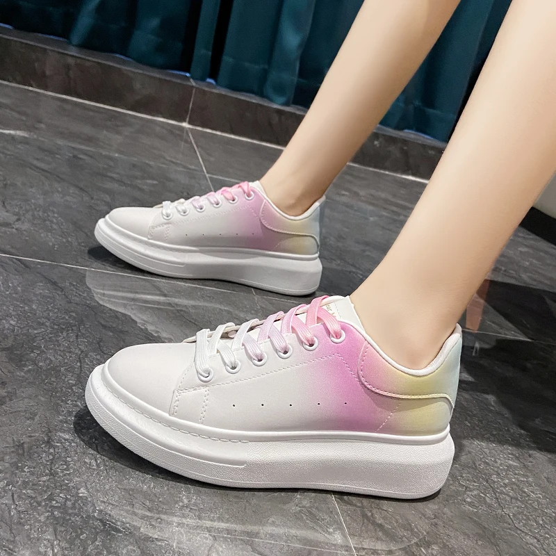 

2023 Sneakers Shoes Women Comfortable Ladies Shoes Flat Women's Tennis Footwear Platform Sneakers Trainers Shoes Woman Mujer