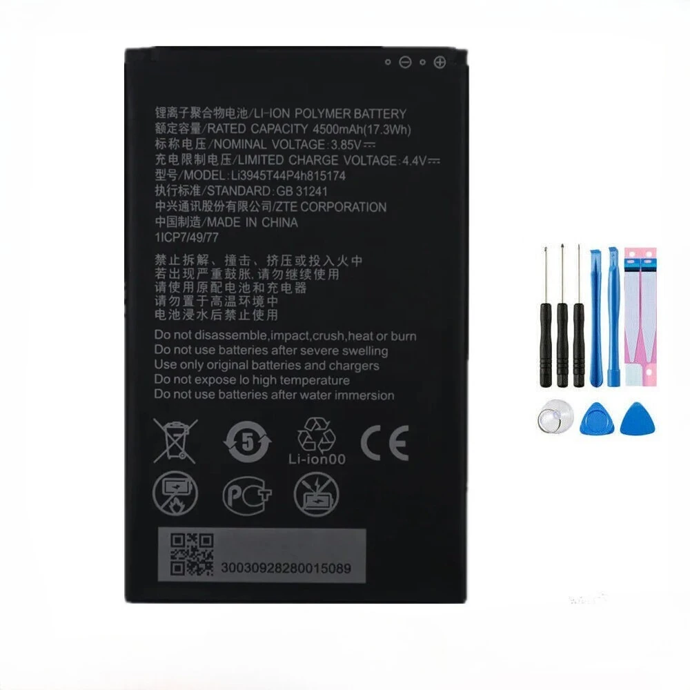 

4500mAh Li3945T44P4h815174 Battery For ZTE MU5001 5G TelstraPortable Wifi Router