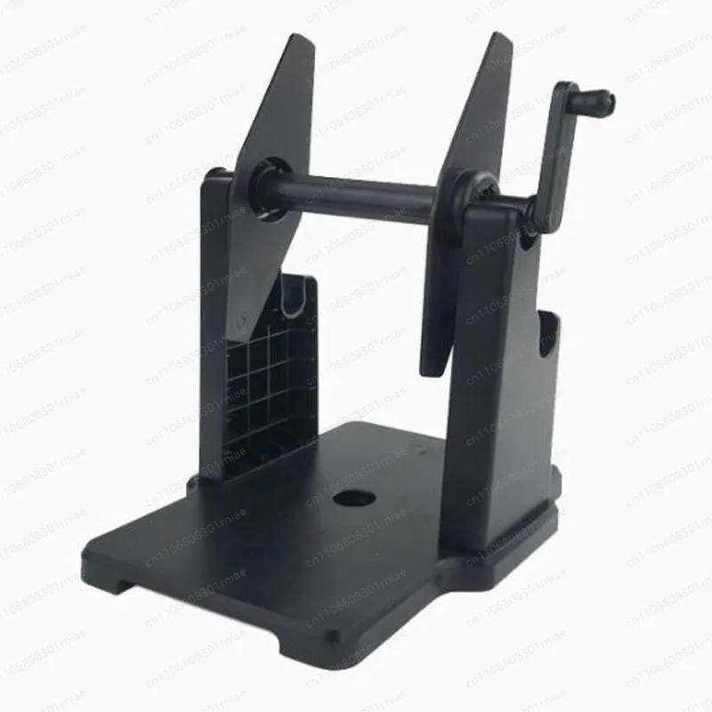 Large Roll Label Holder Manual Winding Bracket Universal Manual Crank Label Rewinder Printer External Barcode Paper Holder