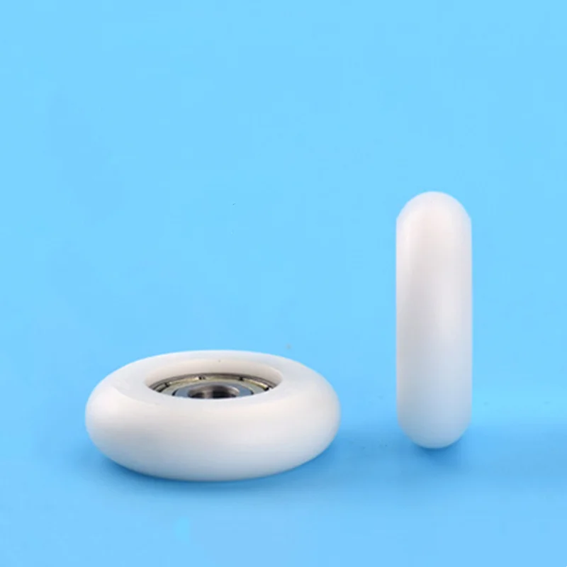 20pcs/100pcs 6*34*10mm 626ZZ Bearing Coated Plastic Pulley POM Shell Spherical Door Window Drawer Roller 6x34x10