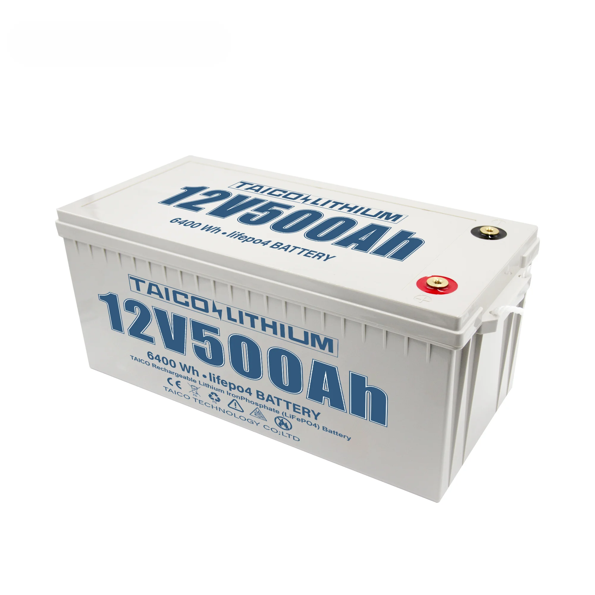 Rechargeable 12V500 Ah LiIon Battery Lifepo4 12V Lithium Battery