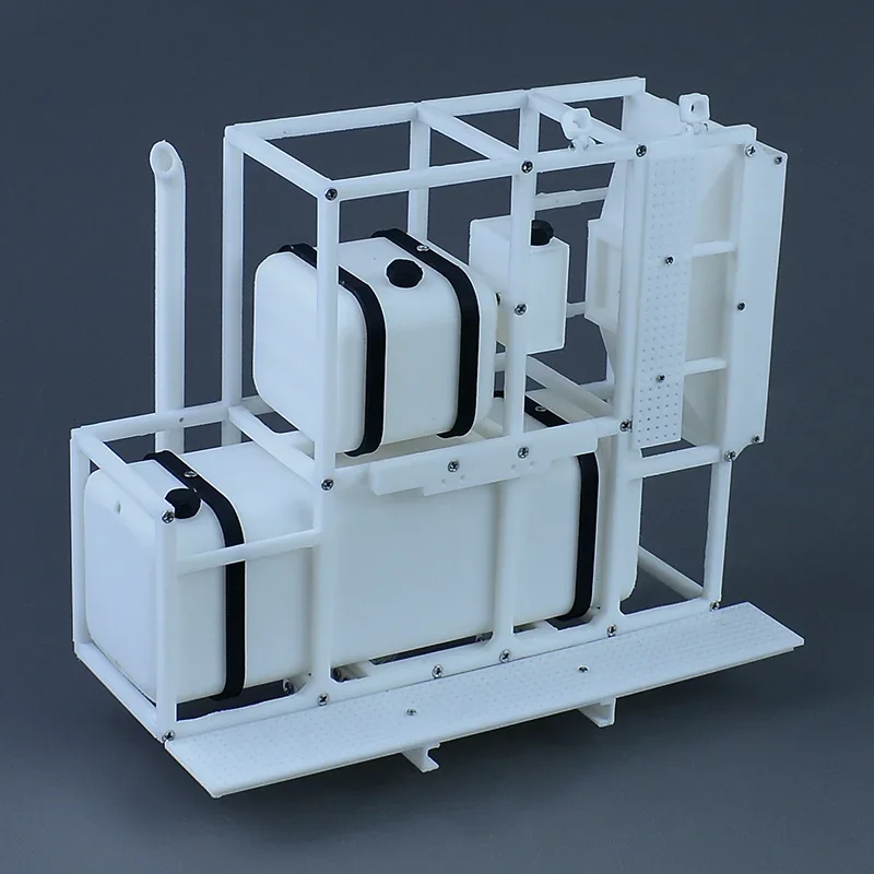 3D Printing Apparatuur Rack tank Gas Tank voor 1/14 Tamiya RC Truck SCANIA 770 S R620 VOLVO Benz 3363 MAN TGX Auto