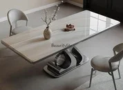 

FG28Italian corner integrated high-end reception table with tea tray to make tea boss rock slab office computer desk