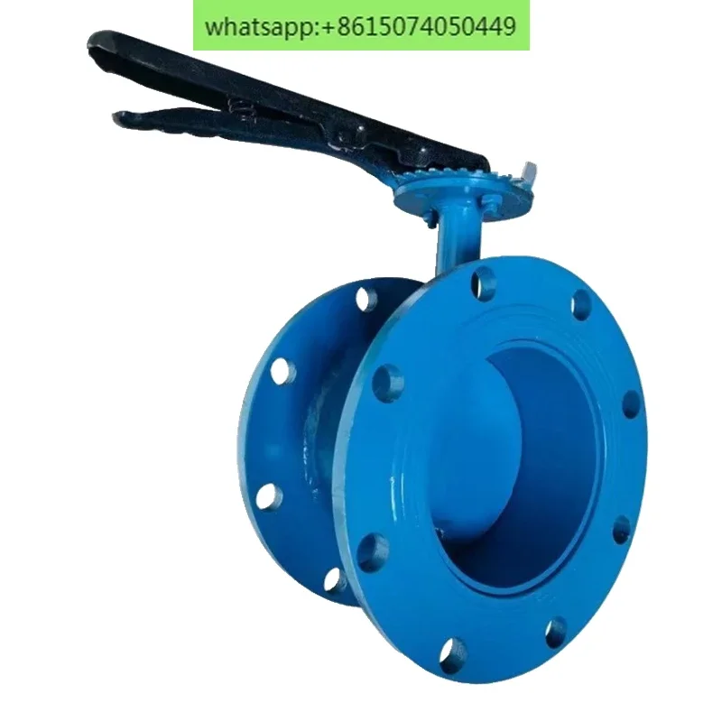 Handle flange butterfly valve D41W-10C flue gas exhaust gas air warm air high temperature resistant dust removal switch