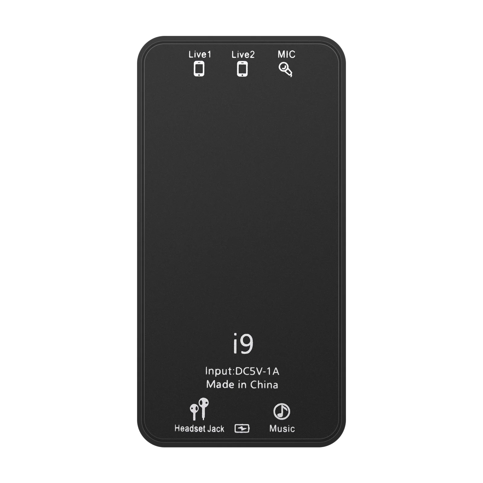 Портативный прибор для изменения голоса I9, комплект живой звуковой карты с микрофоном, проводные наушники, аудиомикшер для прямой трансляции, записи пения