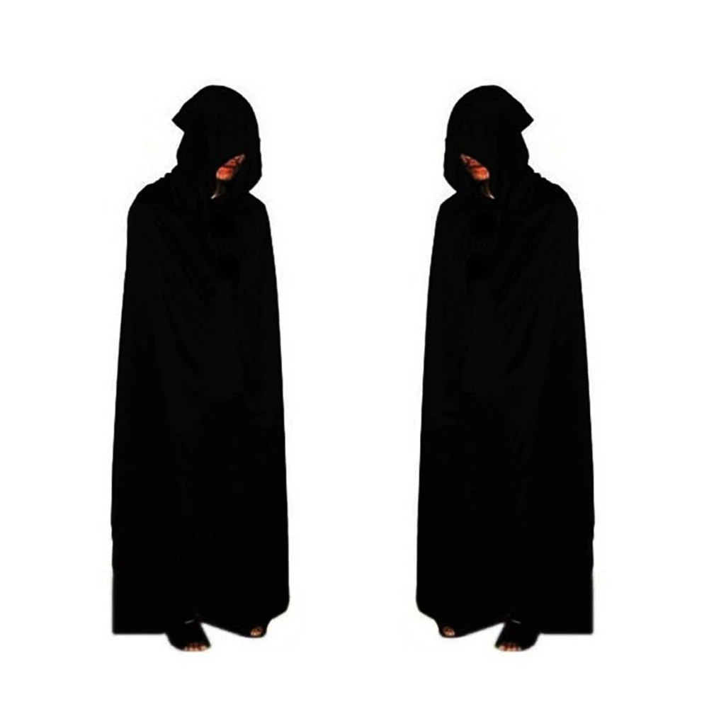 Halloween Grim Reaper Costume with Glowing Red Eyes & Gloves Mask Boy Costume Cosplay Outfit for Halloween Carnival Fancy Dress