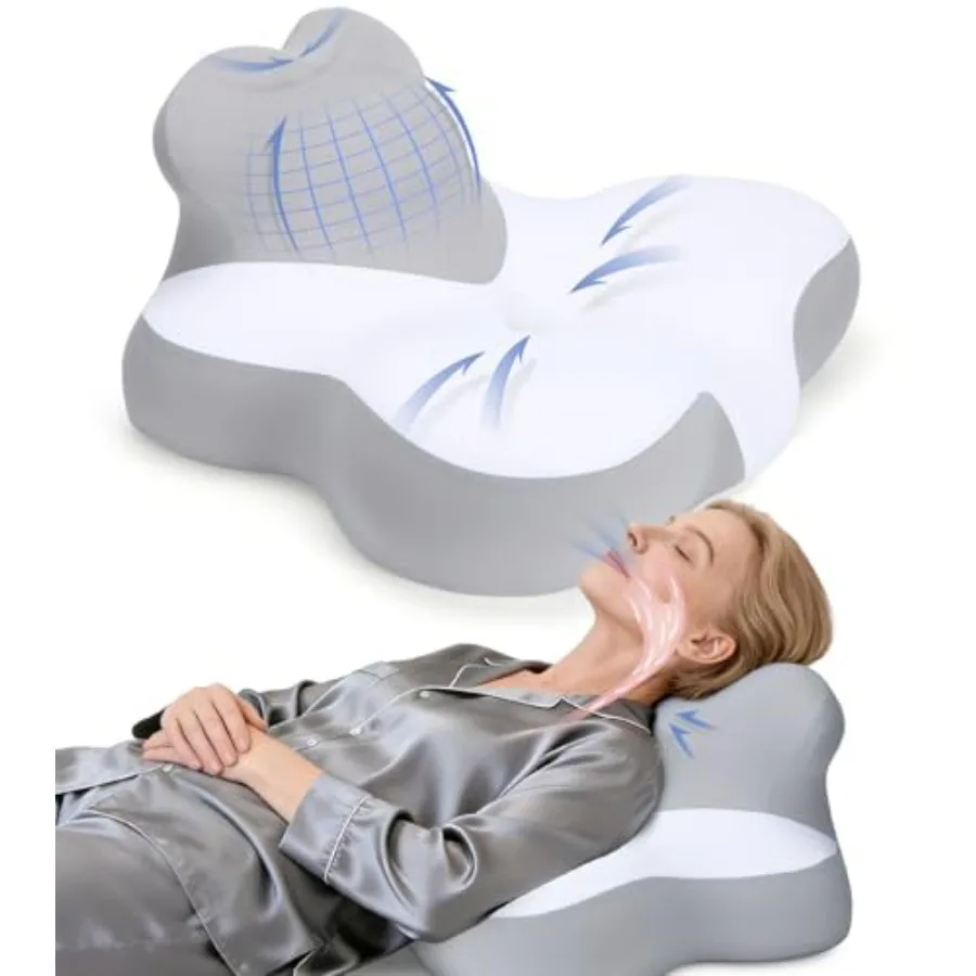

Bed Wedge Pillow for Headboard 2026 Upgraded 2nd-Gen 10 Inch Memory Foam Wedges for Sleeping Apnea Acid Reflux Snoring and Back