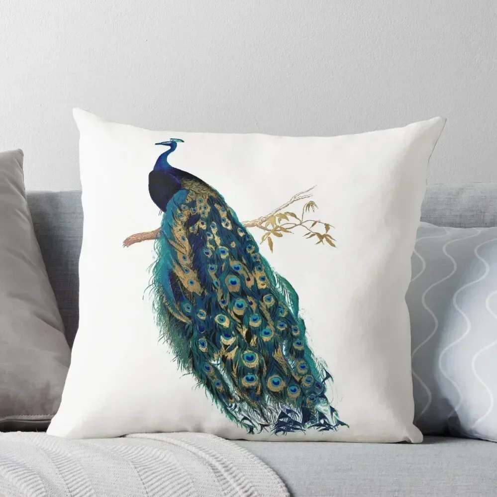 

Vintage Peacock Throw Pillow Christmas Covers For Cushions ornamental pillows luxury home accessories pillow