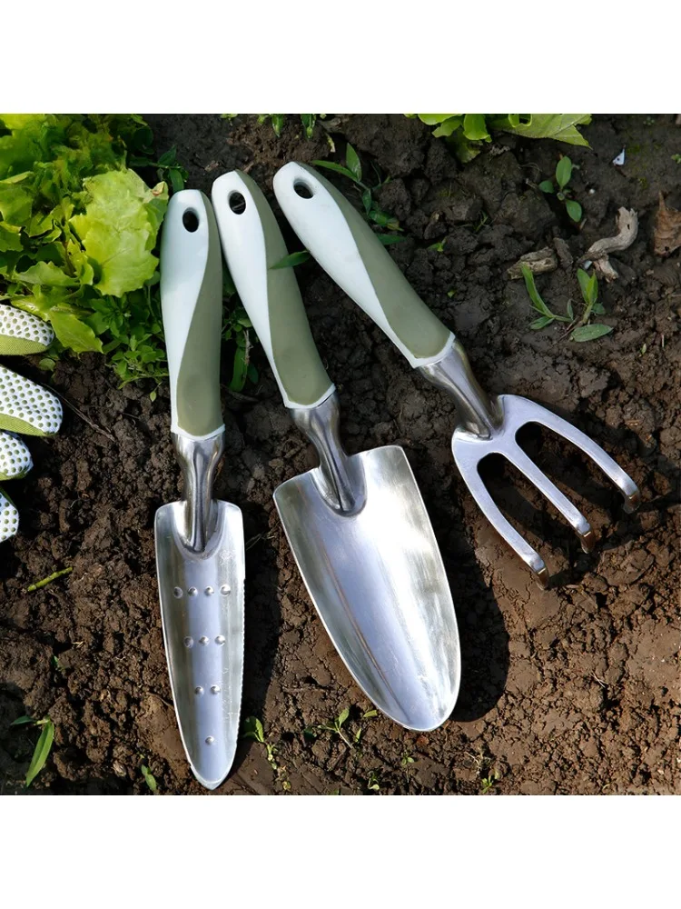 Садовые инструменты Лопата для посадки цветов в домашних условиях Грабли с тремя когтями Лопата для пересадки Инструменты в горшках