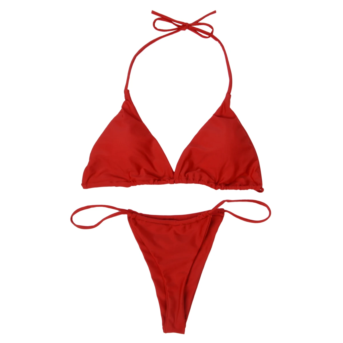 Yiiciovy 2022 Sexy Lace Up stringi Bikini Set kobiety stroje kąpielowe bandaż Push Up usztywniony kostium kąpielowy letni plażowy strój kąpielowy