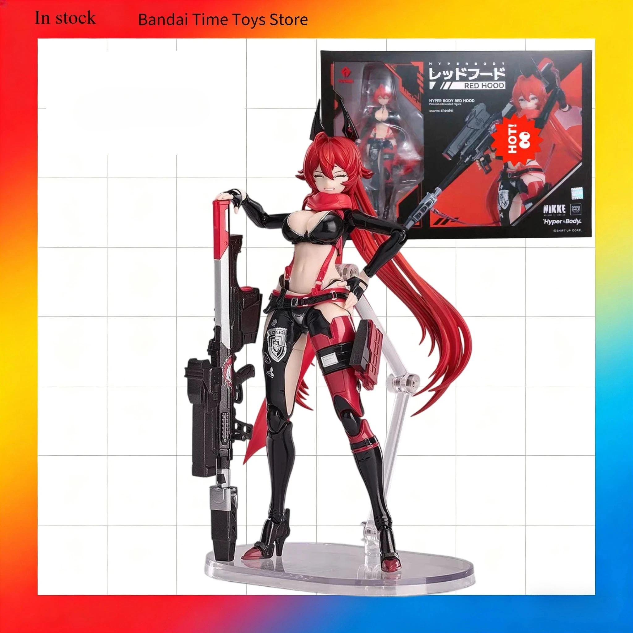 

В наличии: Фигурка GSC Hyper Body NIKKE: Богиня Победы - Hyper Body Red Hood, аниме-модель, оригинальная, в коробке, игрушка-подарок