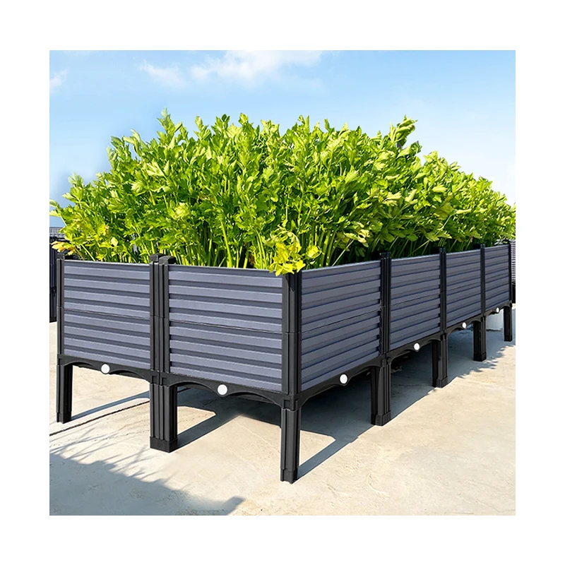 DIY Home Garden Supplies Plastic Planting Boxes For Growing Vegetables And Flowers As Plant Pots