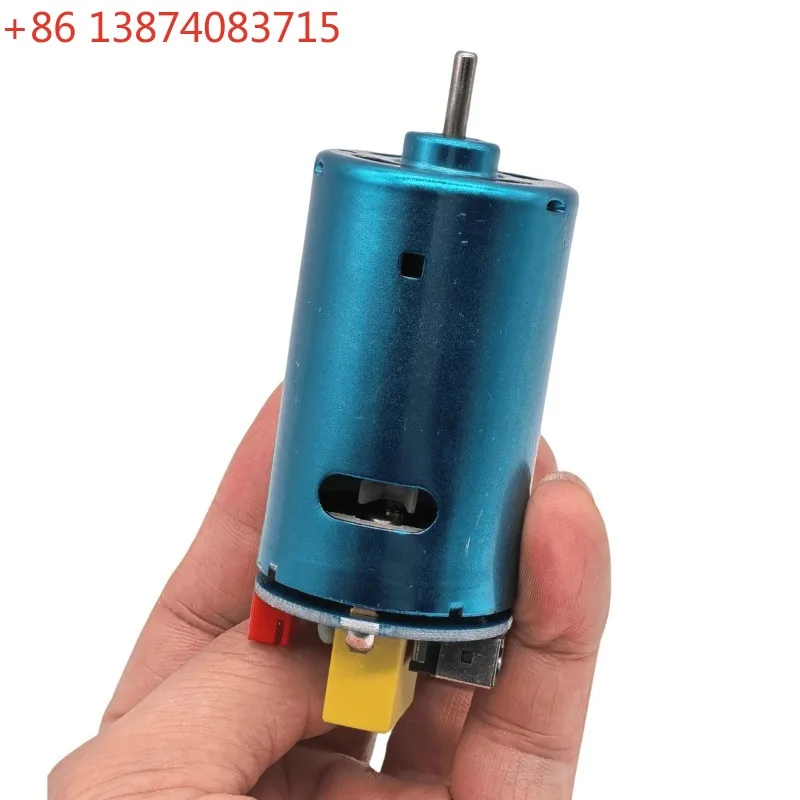 555 DC Motor Front Ball Bearing Electric Tool High Torque Remote Control Car Motor 12V-24V for RC Car Projects