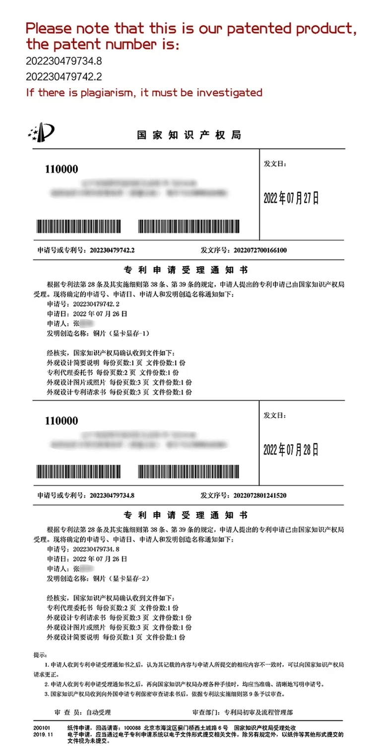 Радиатор памяти GPU RAM, радиатор памяти, медный Майнер RTX 3060 3070 3080/3090 5600 GPU Down 15-40 градусов, сменная термопрокладка