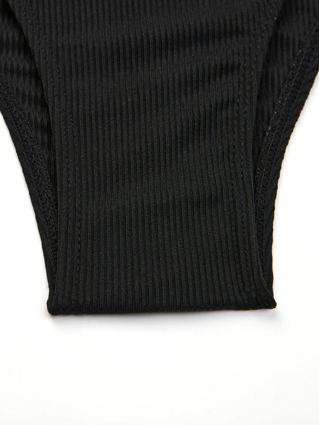 Cikini Summer Beach Traje de baño de una pieza con recortes y anillo texturizado, traje de baño sexy para mujer