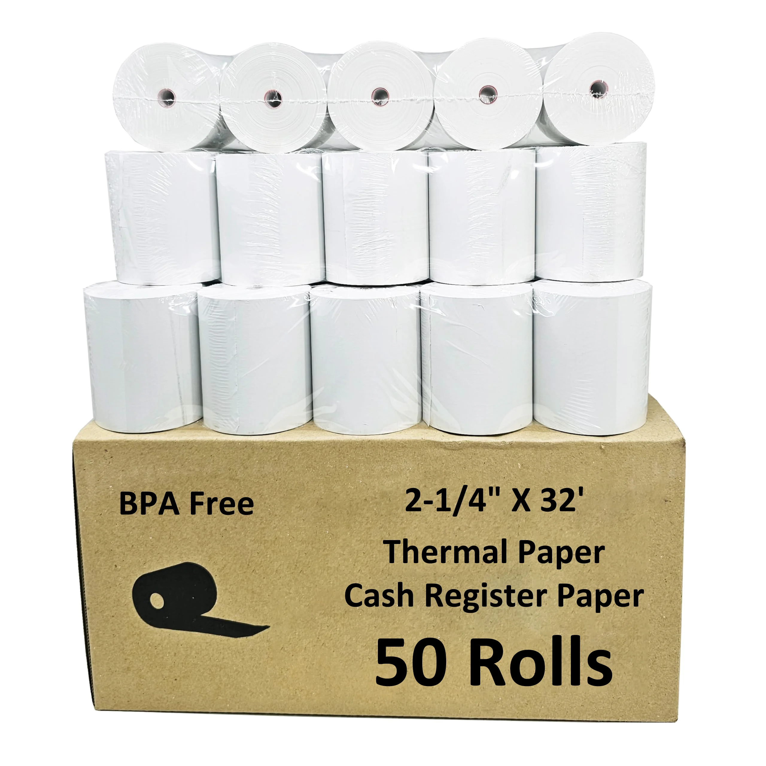 Thermal Paper Cash Register Paper High Quality Materials Compatible With POS Systems Cash Register For Restaurant Bank Business