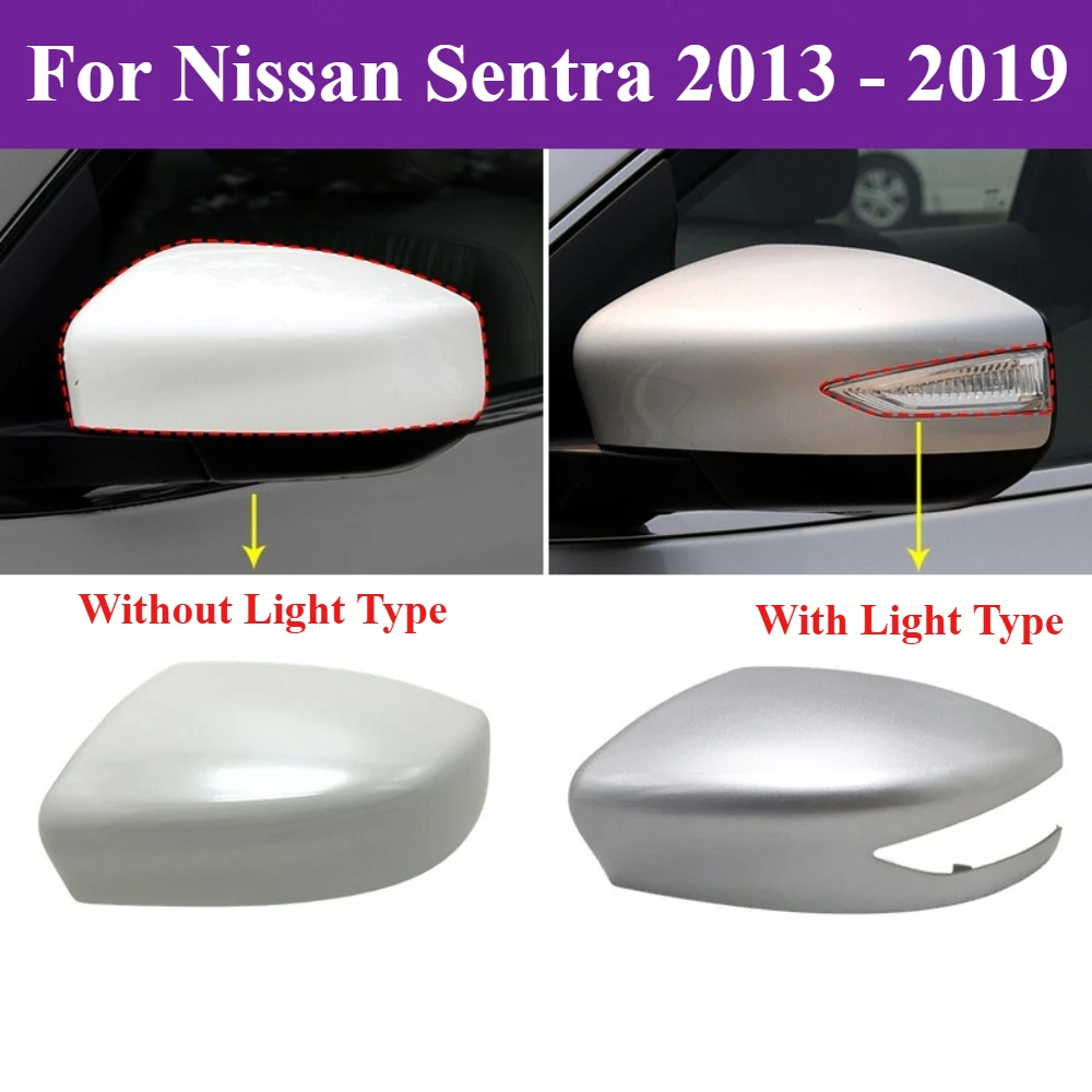 Door Rearview Mirror Cover Cap Housing For Nissan Sentra / Sylphy 2013 - 2019 Housing Rearview Mirror Protective Cover