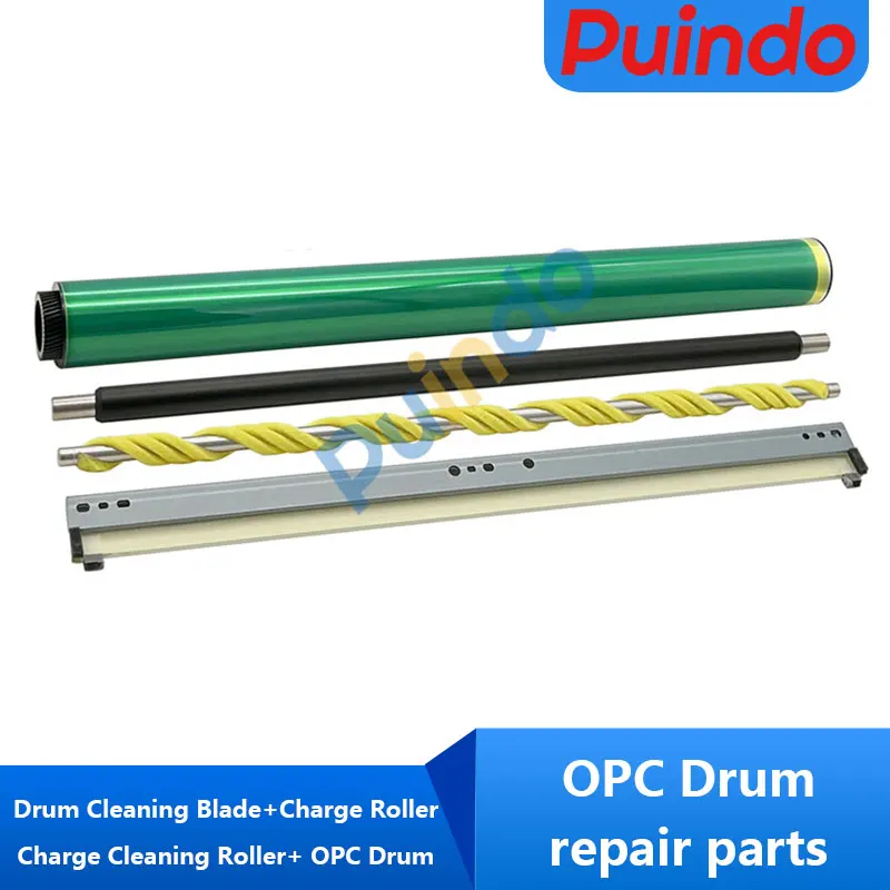 Drum Cleaning Blade+Charge Roller+Charge Cleaning Roller+OPC Drum For Konica Minolta C360i C300i C250i C7130i