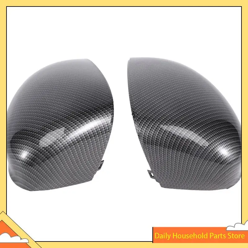 【تخفيضات كبيرة】غطاء مرآة الجناح الجانبي من ألياف الكربون أغطية مرايا الرؤية الخلفية لسيارة Ford Fiesta Mk7 2008 2009 2010 2011 2012 2013-2