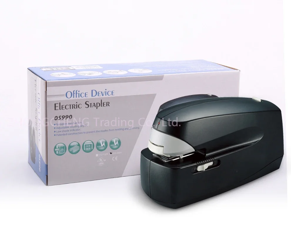 Upgrade Office Thickening Portable A4 Electric Stapler Automatic Intelligent Induction Binding Machine 65 Pages Heavy Duty Stapl