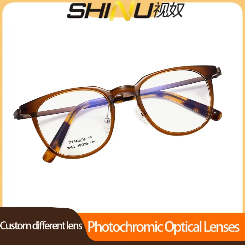 

SHINU Prescription Glasses Progressive Multifocal Presbyopia Glasses for Women Photochromic Reading Glasses Optical Lenses
