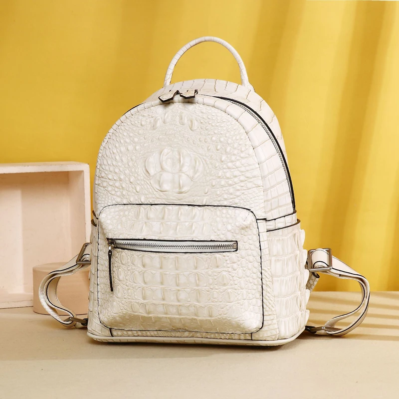 Luxury Designer Women's Leather Backpack High Quality Cowhide Handbag Brand Women's Backpack