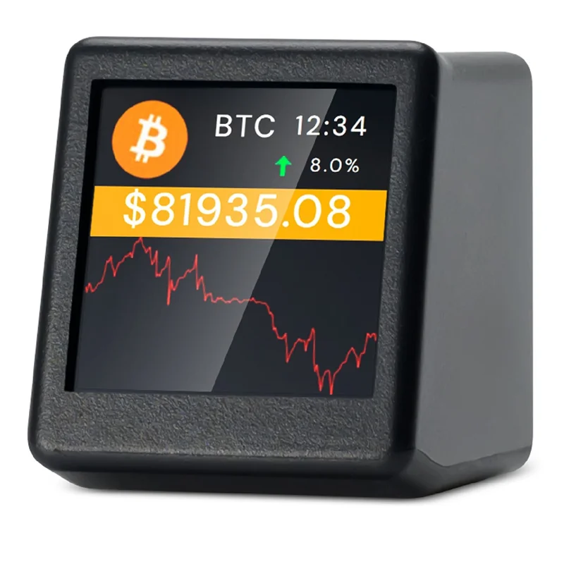 Wyświetlacz Bitcoinów Kryptowalut Maszyna do Kopania Bitcoinów Wyświetlacz Kryptowalut Tracker Kryptowalut Fornerdminer A-A09I