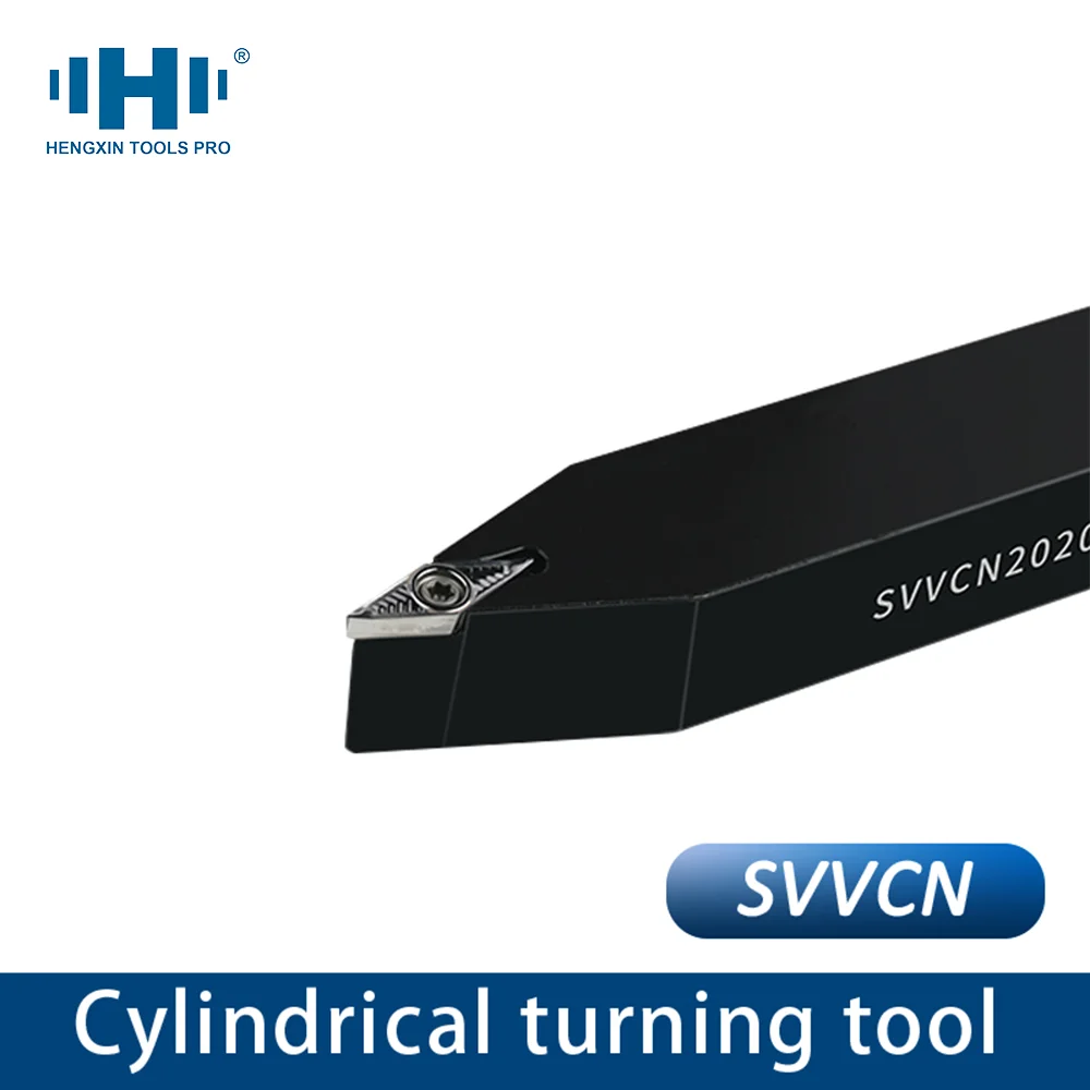 

HENGXIN SVVCN1616H11 VCMT110304 10pcs Carbide Inserts External Turning Tools Holder Lathe CNC VCMT SVVCN SM RC Cutting Tools