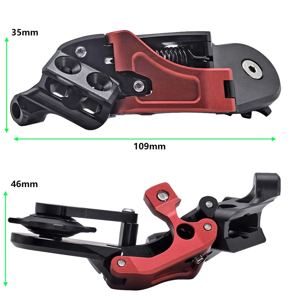 Enhance Appearance Bicycle Rear Derailleur 5/6/7 Speed Tensioner Anti-corrosion Fashionable High-strength Material