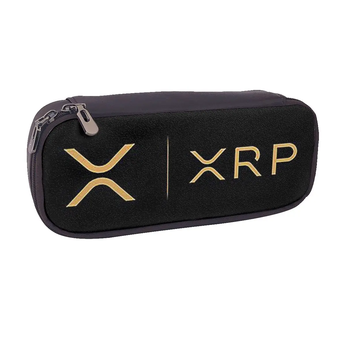 Trousse à crayons en cuir XRP Cryptocurrency XRP, pour garçons et filles, cadeaux, boîte à stylos, sac à crayons, fournitures de papeterie, porte-stylos