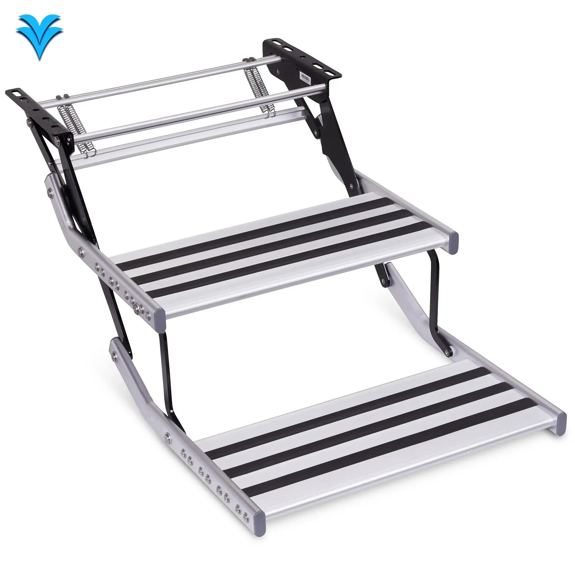 

Double deck Fold-out step Electric Designed for RV applications with standard chassis heights Trailer parts