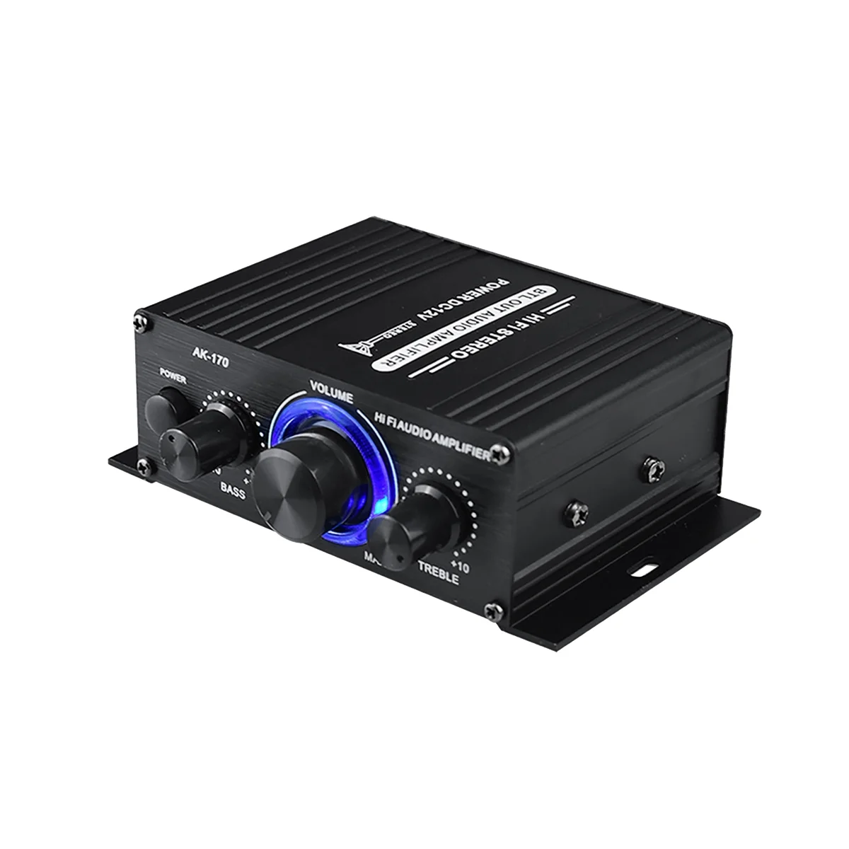 AK-170 Audio Power Amplifier Wireless HiFi Stereo Audio Power Amplifier 200W+200W with RCA Input Home Car Amplifier