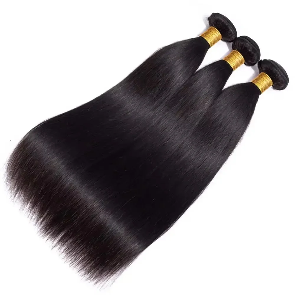 Bone Straight 20 30 40 Inches Long Women Hair Bundles Brazilian Hair Extensions 1/3/4 PCS Thick Natural Remy Hair Wigs For Women