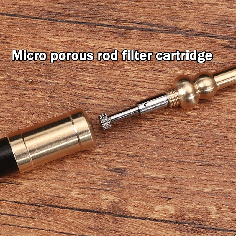 Metal old style Multifunction Smoking Pipe Tar Filtration Healthy Cigarette filter Fashion Recyclable Tobacco Pipe Gift for Men