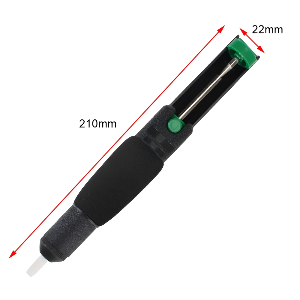 Vacuum Soldering Iron Desolder Gun Suction Tin Soldering Sucker Powerful Desoldering Pump with Extra Nozzle Hand Welding Tools