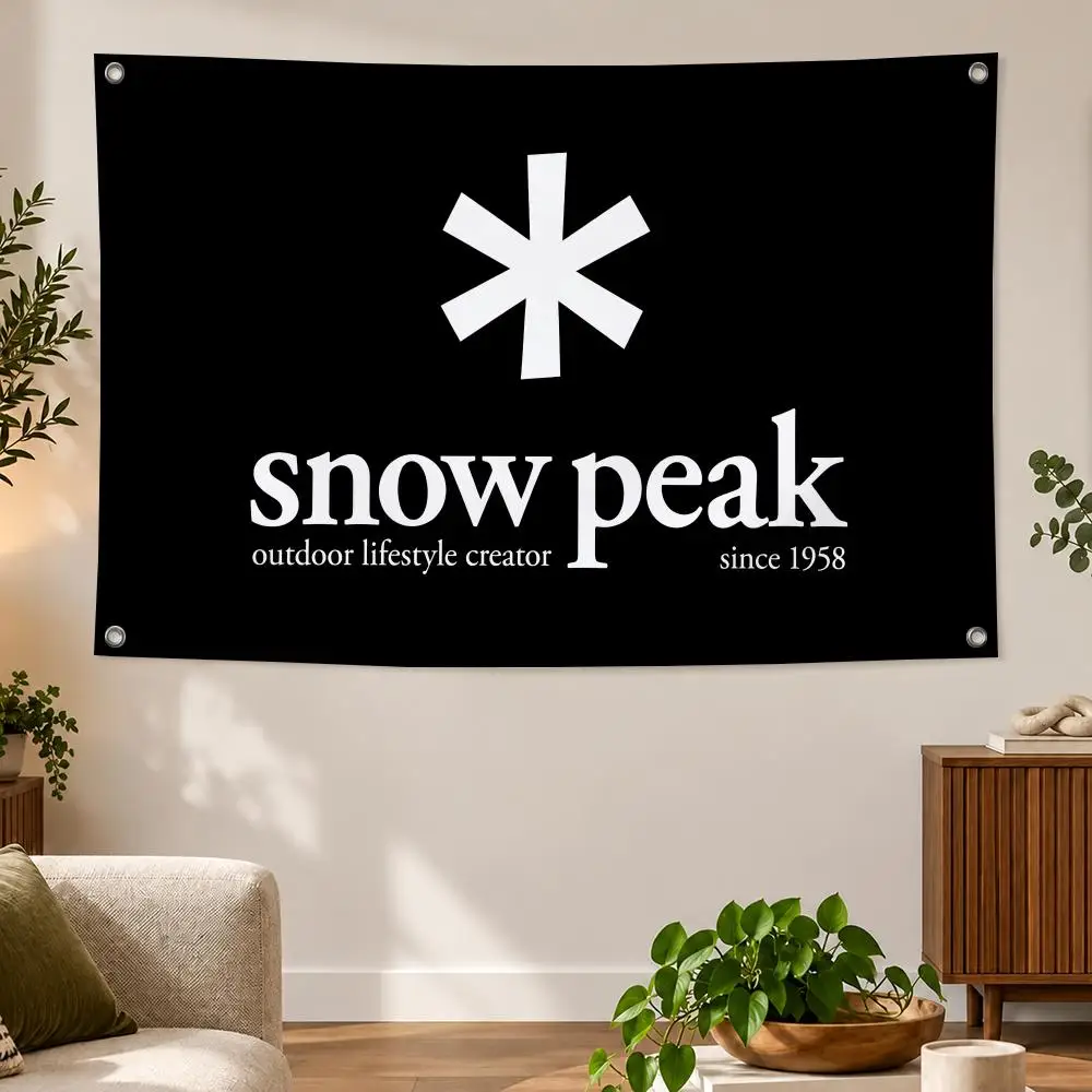 Brand Snow Peak Flags Flag Suitable For Party Club Outdoor Interior Wall Decoration Banner Fans Gift